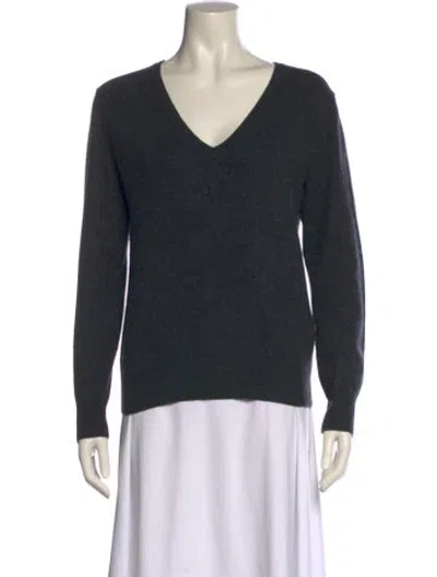 Pre-owned Naadam Cashmere V-neck Sweater In Black