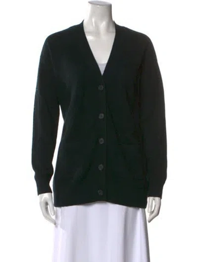 Pre-owned Naadam Cashmere V-neck Sweater In Black