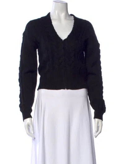 Pre-owned Naadam Cashmere V-neck Sweater In Black
