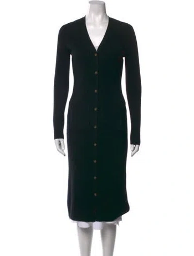 Pre-owned Naadam Cashmere V-neck Sweater In Black