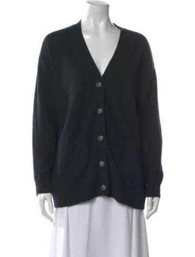 Pre-owned Naadam Cashmere V-neck Sweater In Blue