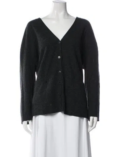 Pre-owned Naadam Cashmere V-neck Sweater In Blue
