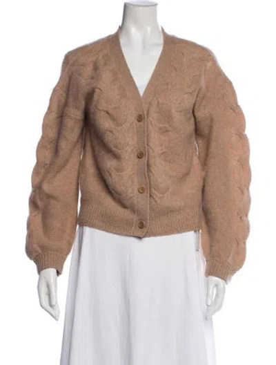 Pre-owned Naadam Cashmere V-neck Sweater In Neutral