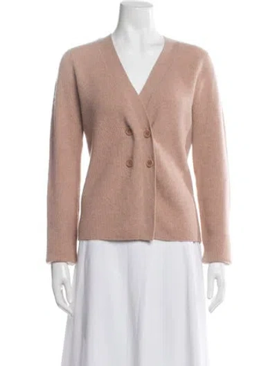 Pre-owned Naadam Cashmere V-neck Sweater In Neutral