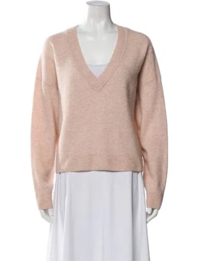 Pre-owned Naadam Cashmere V-neck Sweater In Pink