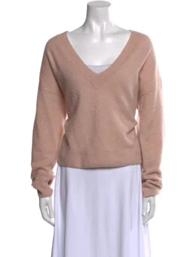 Pre-owned Naadam Cashmere V-neck Sweater In Pink
