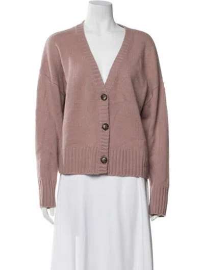 Pre-owned Naadam Cashmere V-neck Sweater In Pink