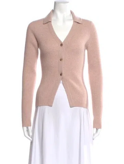 Pre-owned Naadam Cashmere V-neck Sweater In Pink