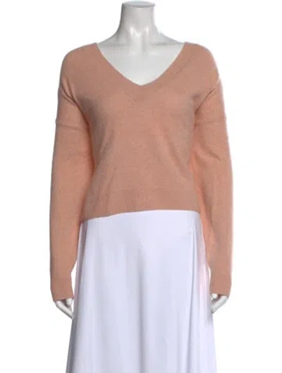 Pre-owned Naadam Cashmere V-neck Sweater In Pink