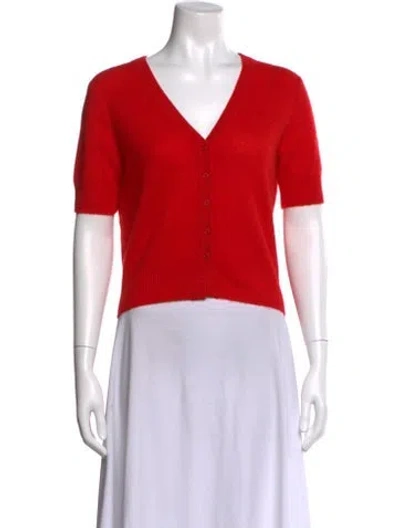 Pre-owned Naadam Cashmere V-neck Sweater In Pink