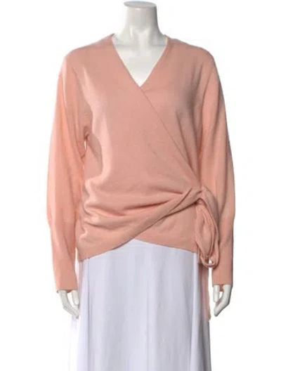 Pre-owned Naadam Cashmere V-neck Sweater In Pink