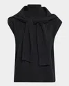 Naadam Cashmino Mock-neck Sweater In Black