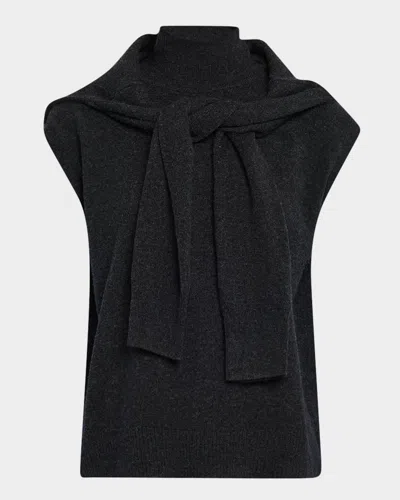 Naadam Cashmino Mock-neck Sweater In Black