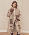 Naadam Cashmino Plaid Scarf With Pockets