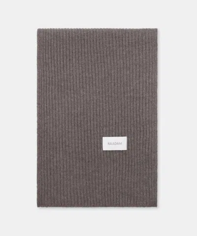Naadam Cashmino Ribbed Scarf In Brown