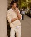 Naadam Chunky Cotton Crewneck Sweater In Neutral