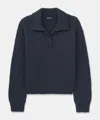 Naadam Chunky Cotton Polo Sweater In Blue