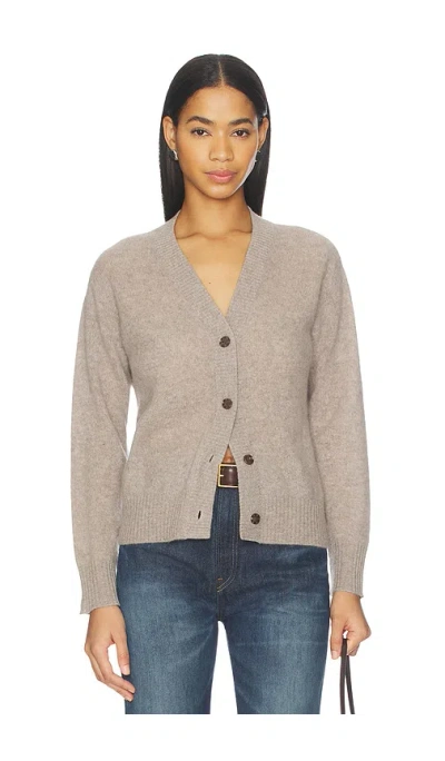 Naadam Cloud Cashmere Cardigan In Gray