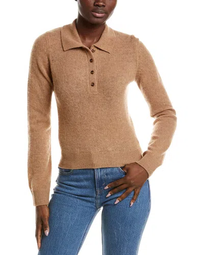 Naadam Cloud Cashmere Polo Sweater In Neutral