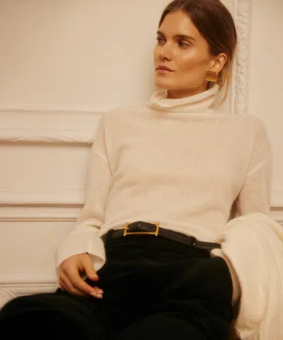 Naadam Cloud Cashmere Turtleneck Sweater In Neutral