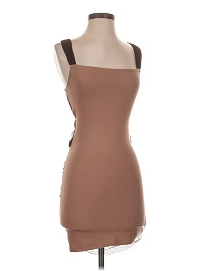 Pre-owned Naadam Cocktail Dress In Brown