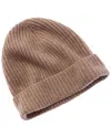 Naadam Collection Ribbed Wool & Cashmere-blend Beanie In Brown