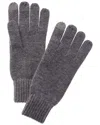 Naadam Collection Ribbed Wool & Cashmere-blend Gloves In Gray