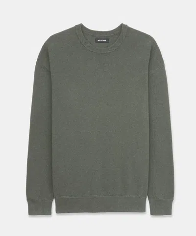 Naadam Cotton Cashmere Oversized Sweatshirt In Green