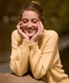 Naadam Cotton Relaxed Crewneck Sweater In Yellow