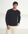 Naadam Cotton Relaxed Rollneck Sweater In Blue