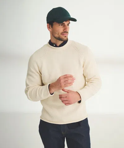 Naadam Cotton Relaxed Rollneck Sweater In Neutral