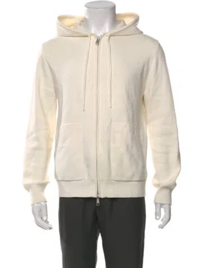 Pre-owned Naadam Crew Neck Long Sleeve Hoodie In Neutral