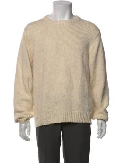 Pre-owned Naadam Crew Neck Long Sleeve Pullover In Neutral