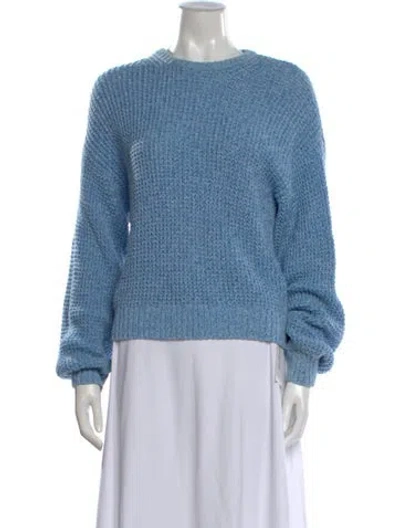 Pre-owned Naadam Crew Neck Sweater In Blue