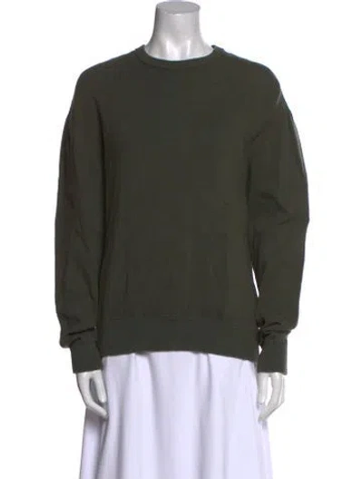 Pre-owned Naadam Crew Neck Sweater In Green