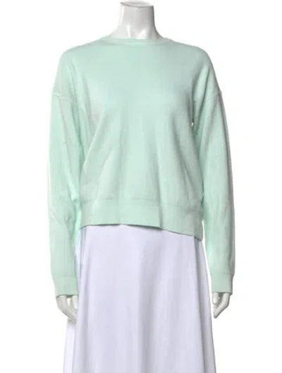 Pre-owned Naadam Crew Neck Sweater In Green