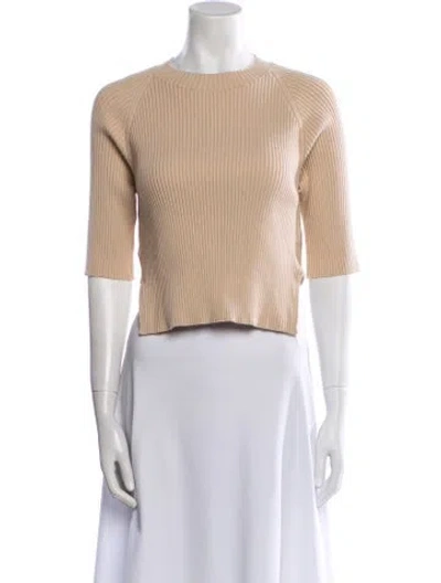 Pre-owned Naadam Crew Neck Sweater In Neutral