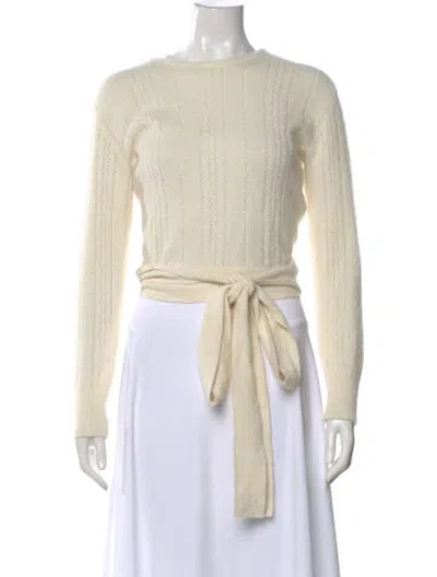 Pre-owned Naadam Crew Neck Sweater In Neutral