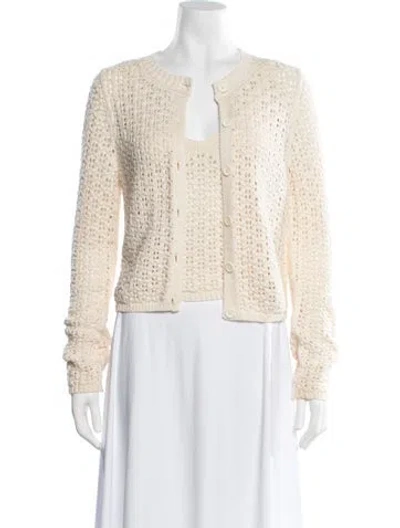 Pre-owned Naadam Crew Neck Sweater In Neutral