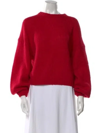 Pre-owned Naadam Crew Neck Sweater In Red