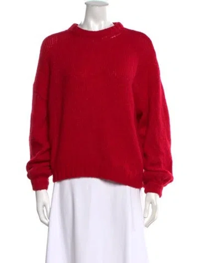 Pre-owned Naadam Crew Neck Sweater In Red