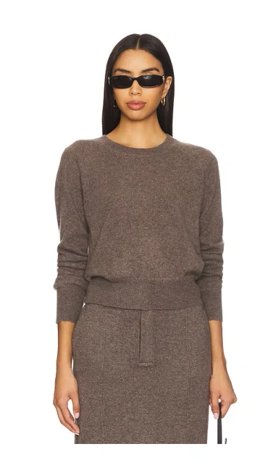 Naadam Crew Pullover In Brown