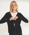 Naadam Fancy Cashmere Cardigan In White