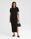 Naadam Fancy Cashmere T-shirt Dress In Navy