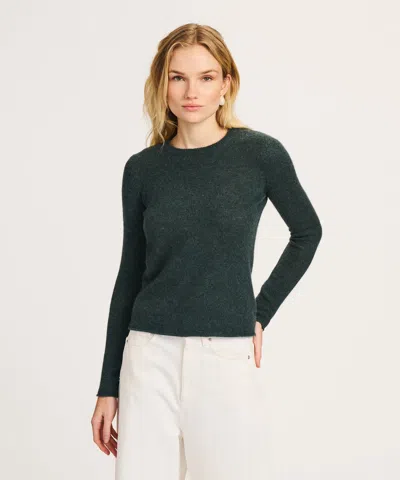 Naadam Featherweight Cashmere Slim Crewneck Sweater In Blue