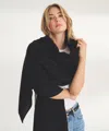 Naadam Featherweight Cashmere Wrap In Black