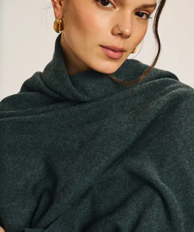 Naadam Featherweight Cashmere Wrap In Blue