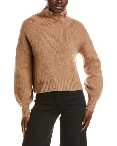 Naadam Heirloom Oversized Turtleneck Cashmere Sweater In Orange