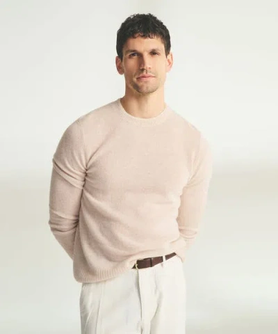 Naadam Lightweight Cashmere Contrast Trim Crewneck Sweater
