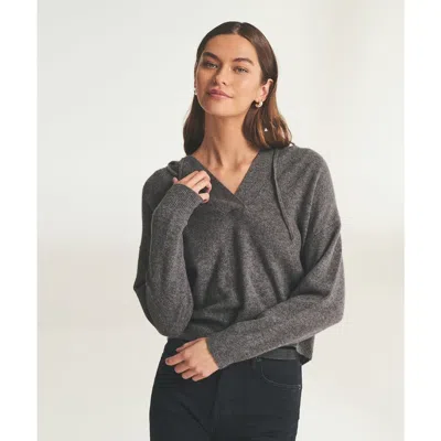 Naadam Lightweight Cashmere Open Neck Hoodie
